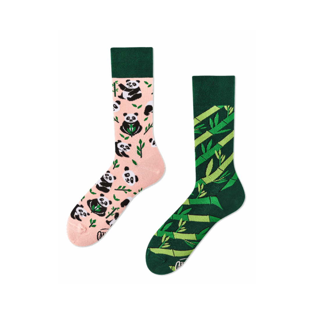 Graphic Mismatch Socks
