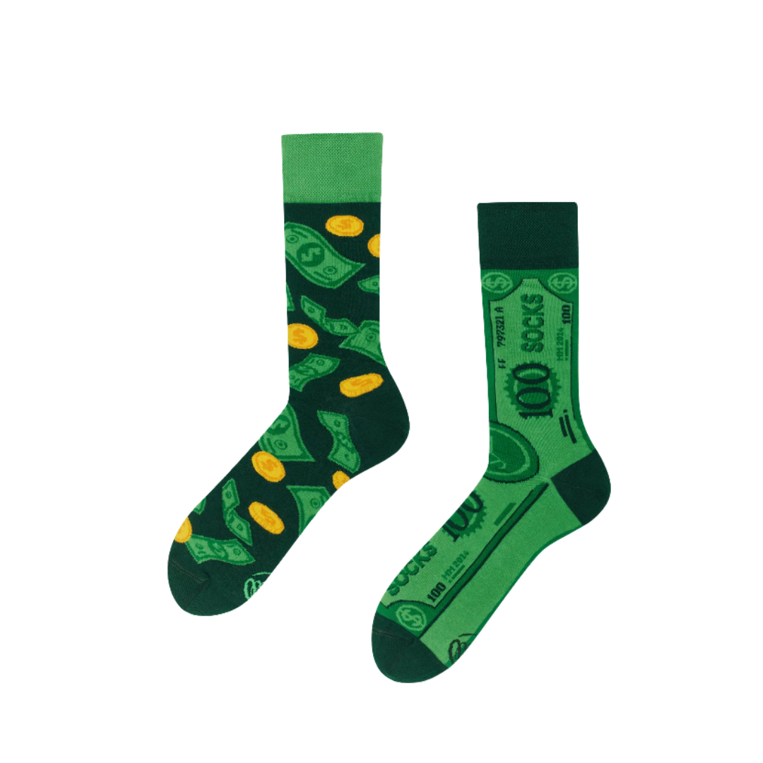 Graphic Mismatch Socks