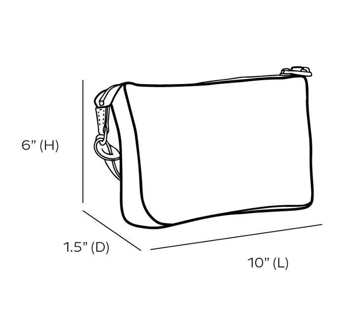 "Colette" Suede Shoulder Bag in Jet