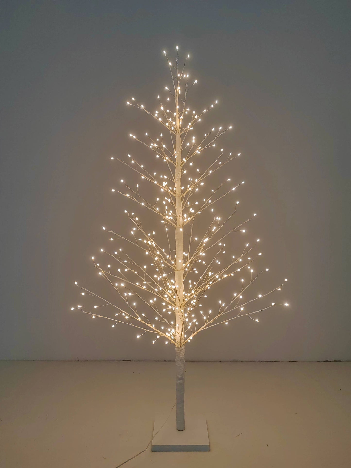 47in White Birch Lit Tree