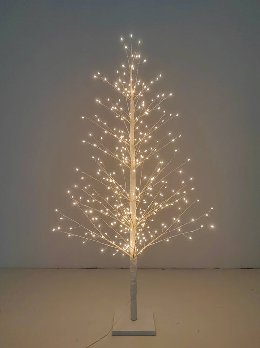 47in White Birch Lit Tree