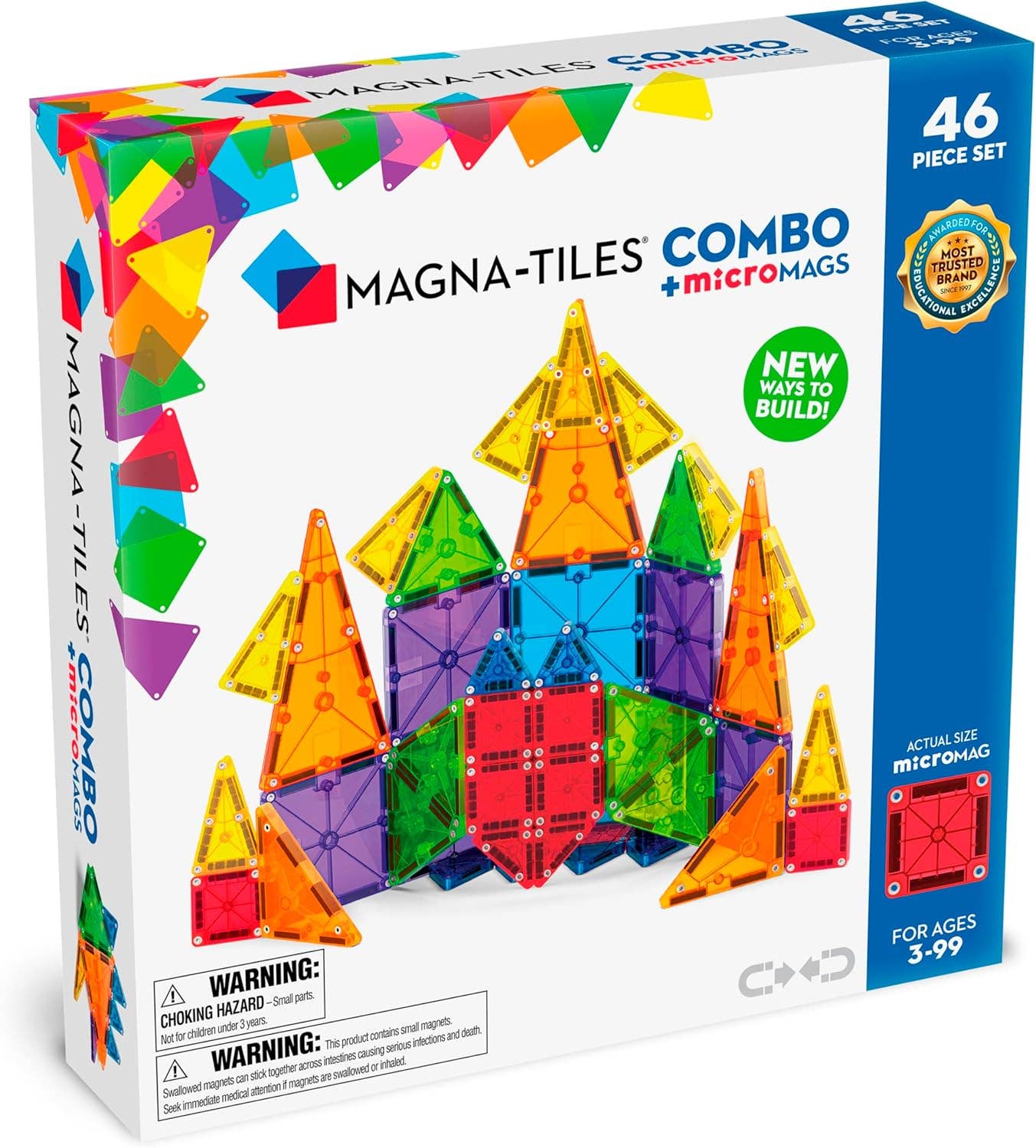 Magnetic Tiles Combo 46-Piece Set