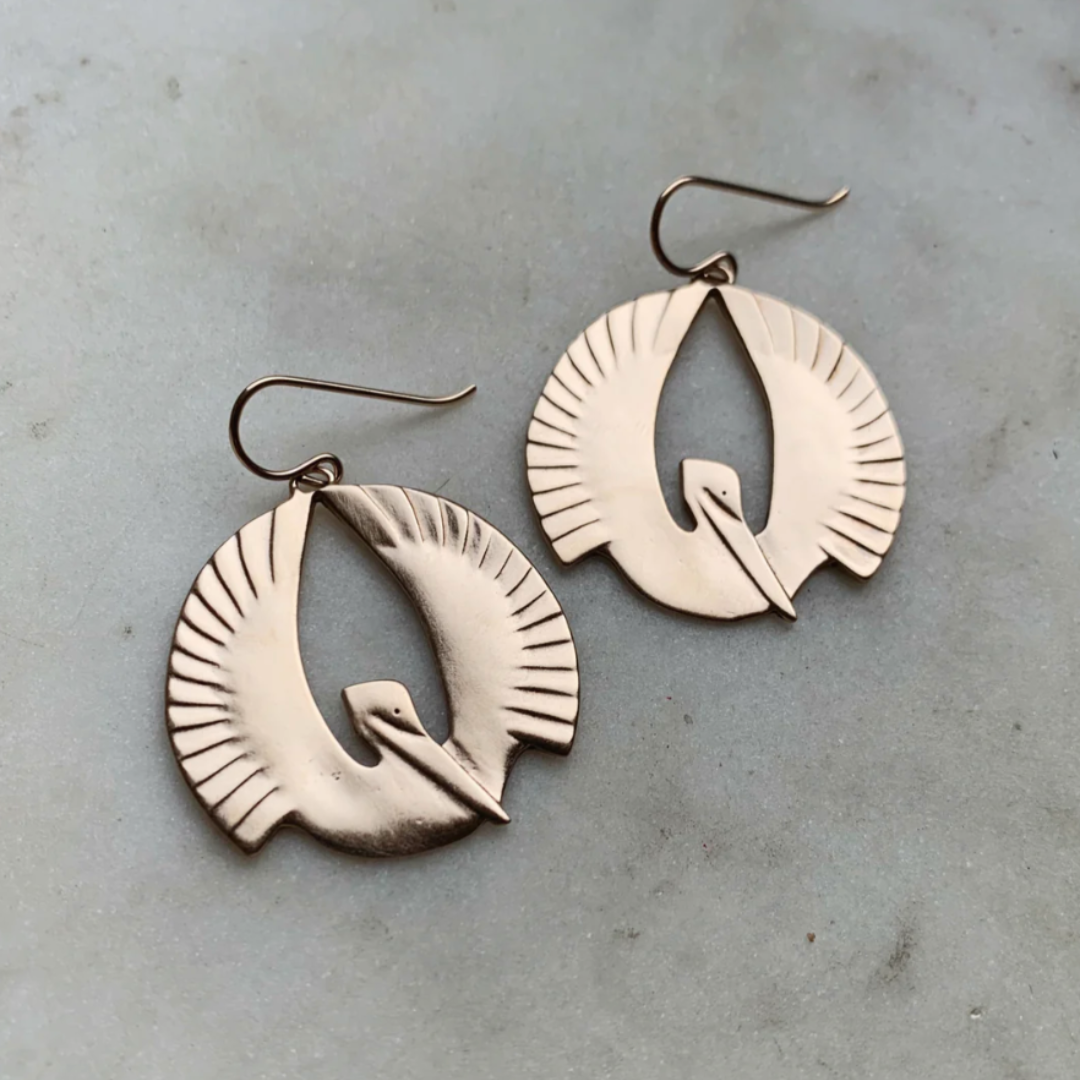 Pelican Rising Earrings Large