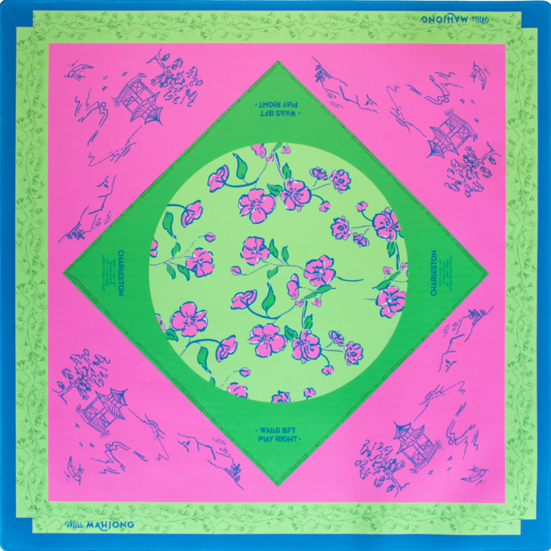 Cherry Blossom Mahjong Playing Mat