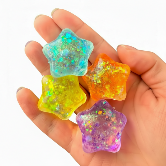 Mini Glitter Star Sugar Squishers
