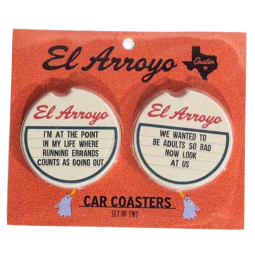 Going Out Car Coaster Set