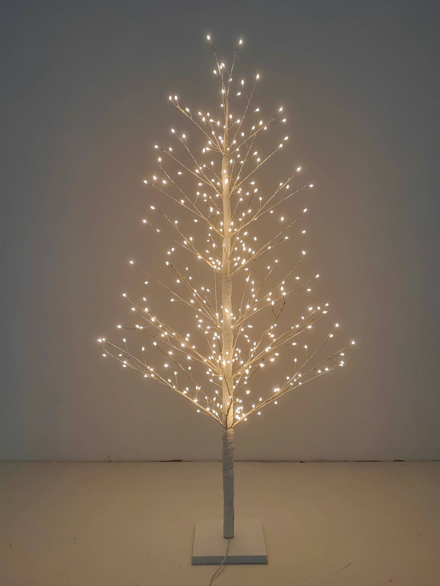 47in White Birch Lit Tree