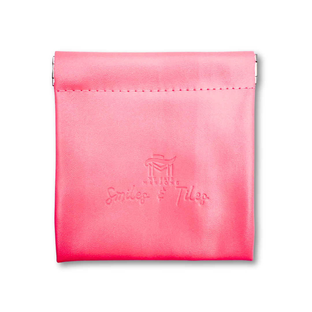 Coin, Dice, Extra Mahjong Tile Pouch  |  4x4" Bag