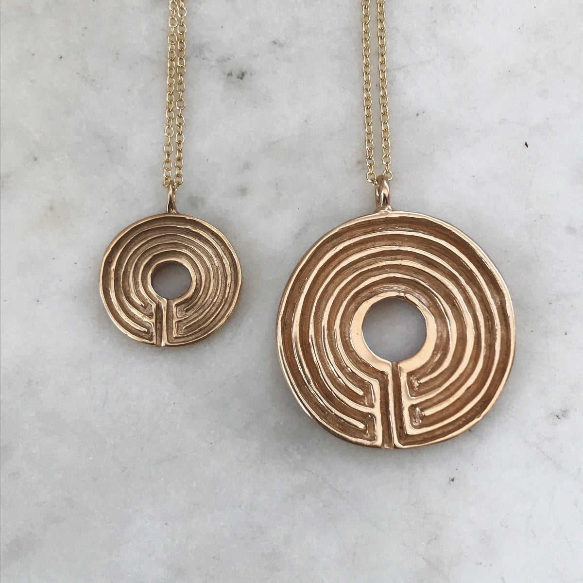 LABYRINTH PENDANT — LARGE