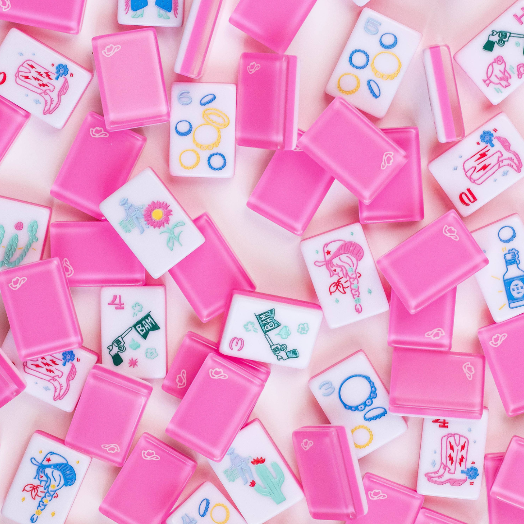 Miss Cowgirl: Mahjong Tile Set