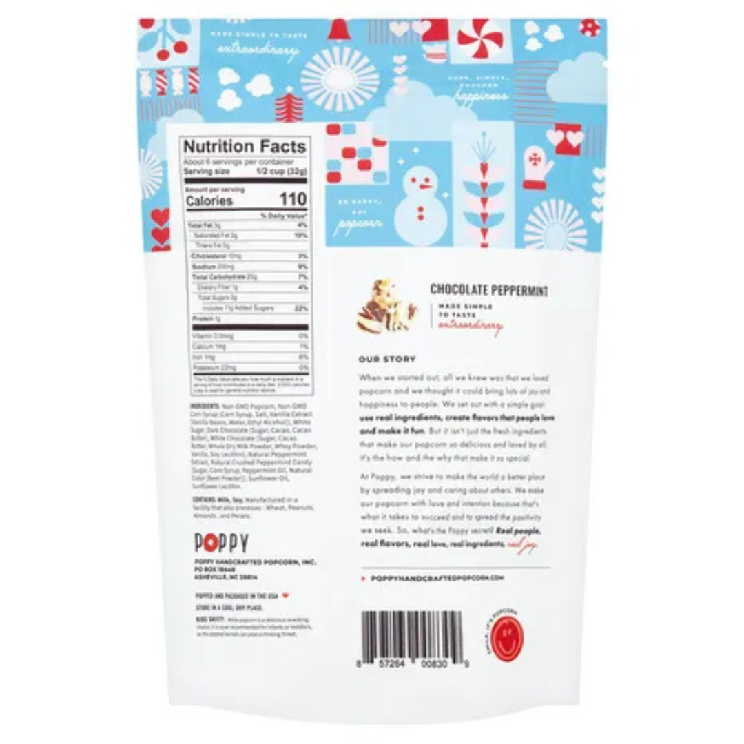 Chocolate Peppermint Popcorn