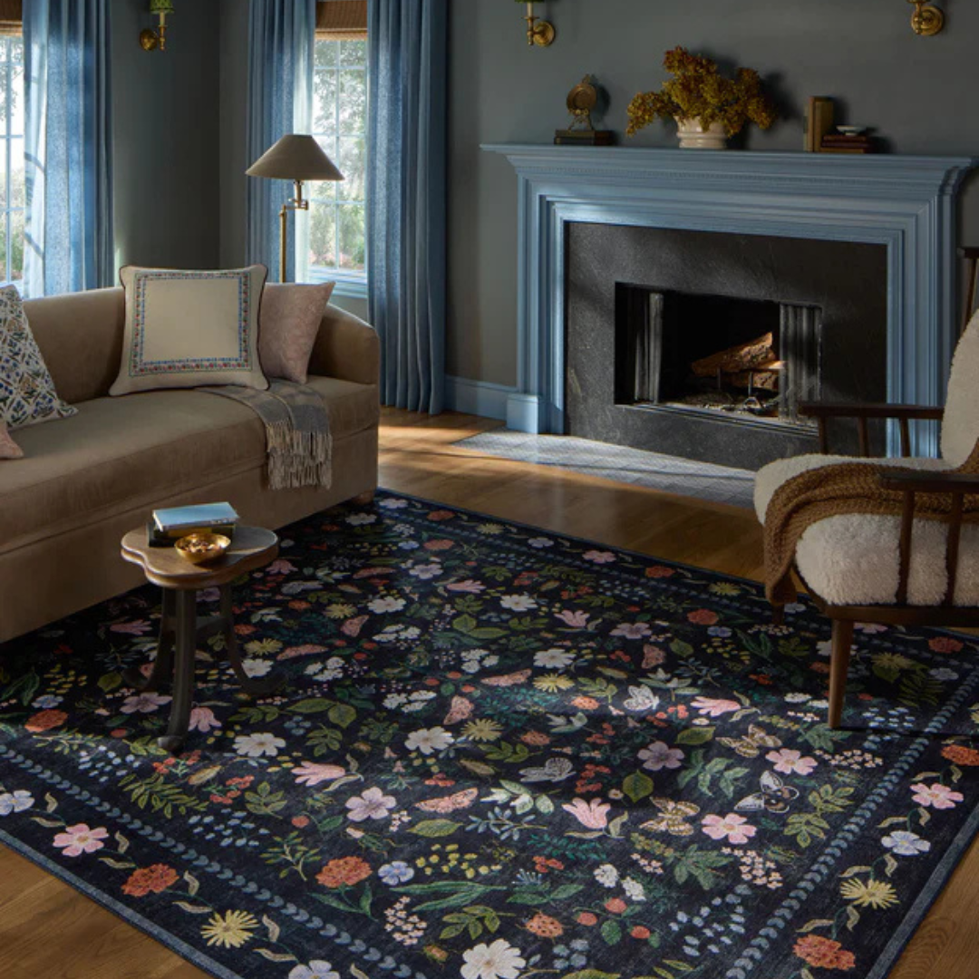 Canopy Black Rug 2x3