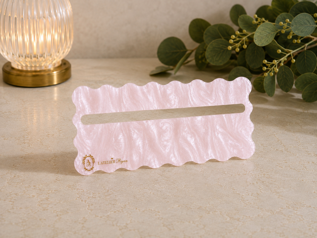 Pink Pearl Mahjong Line Reader with Gold