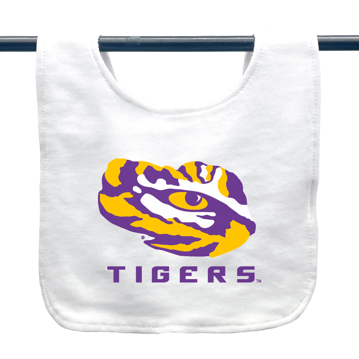 LSU Tiger Baby Bib