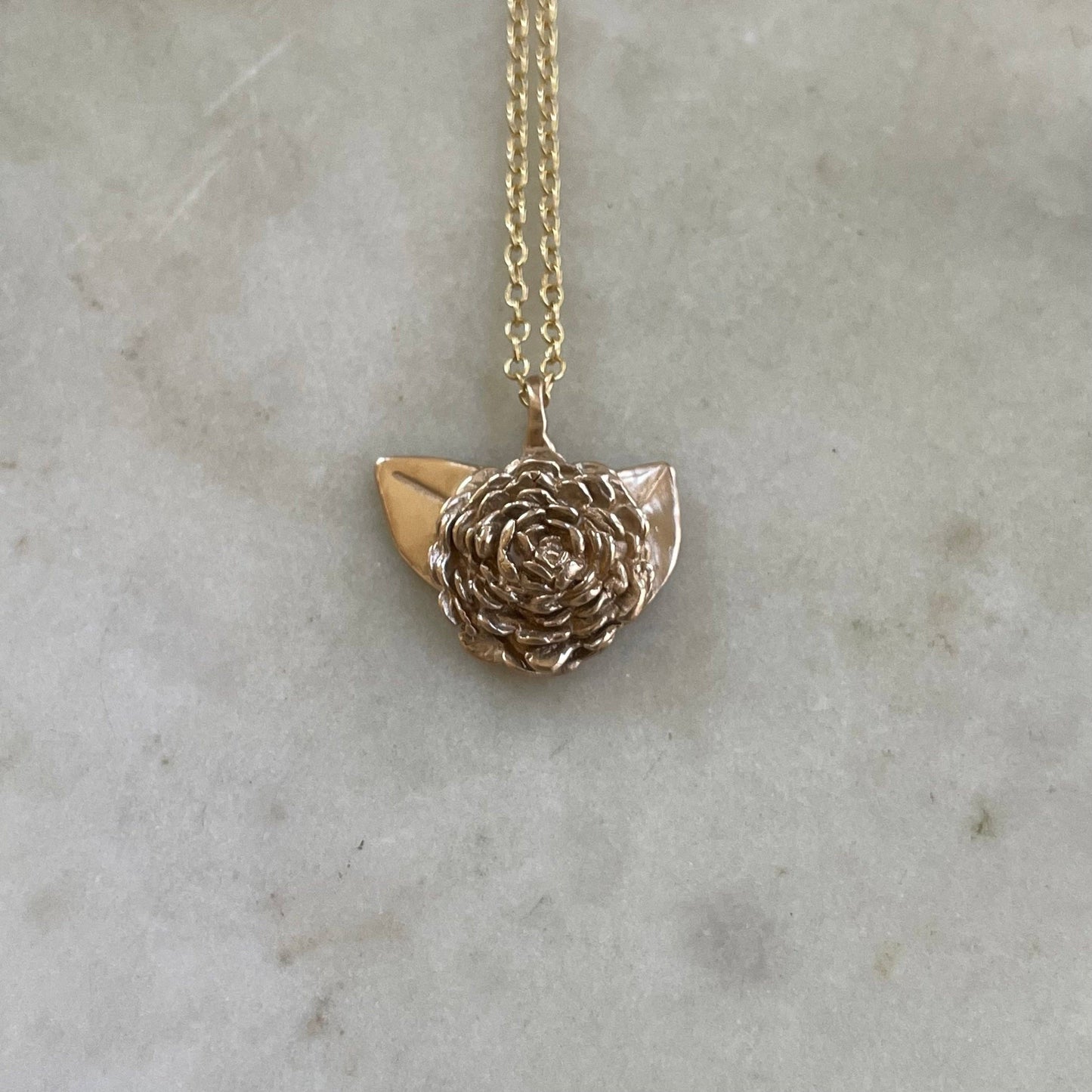 Large Camellia Pendant