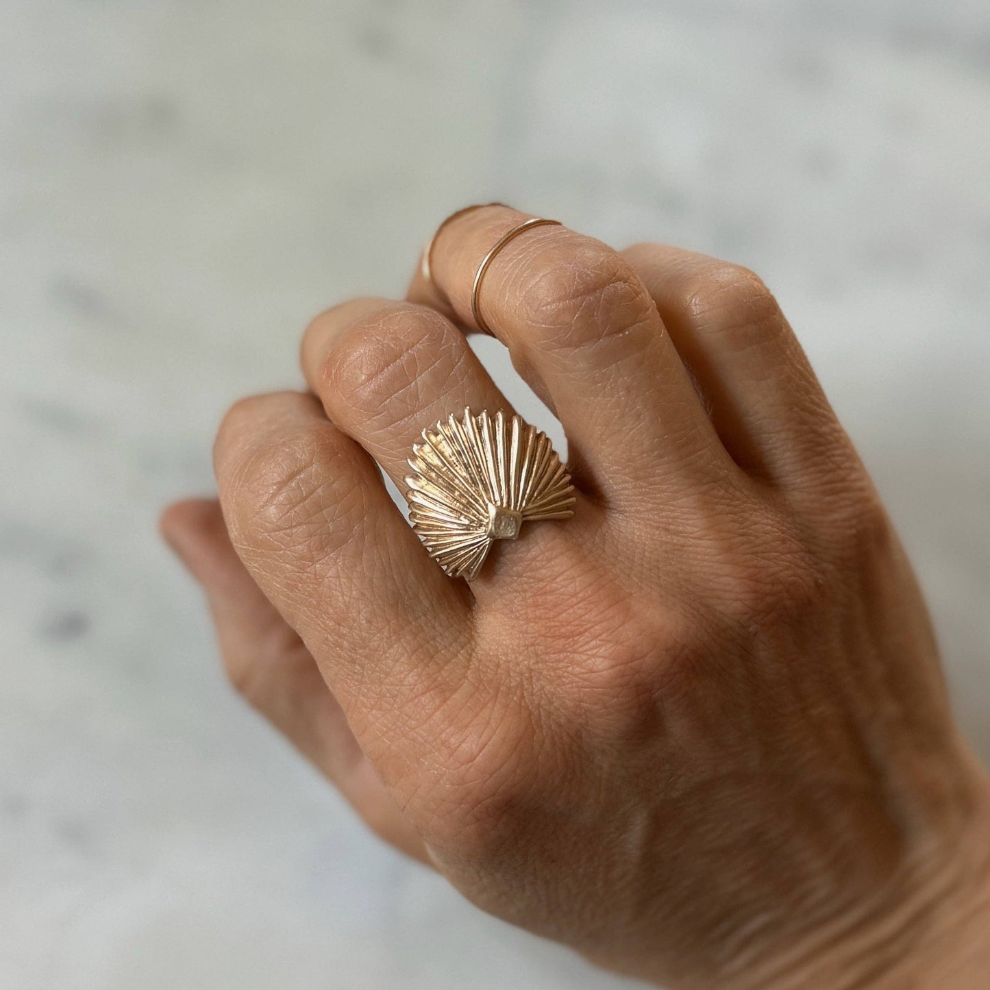 Palmetto Leaf Ring