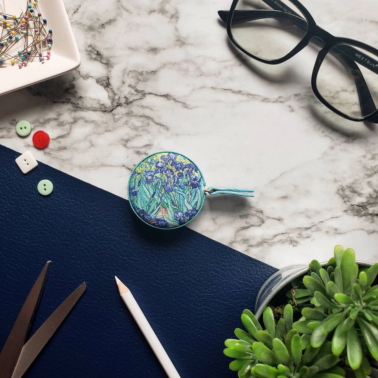 Van Gogh Irises Measuring Tape