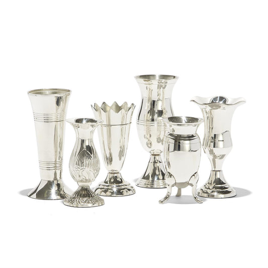 Queen Ann Silver Vases