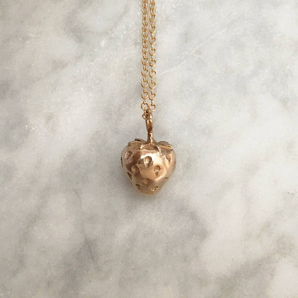 Large Strawberry Pendant