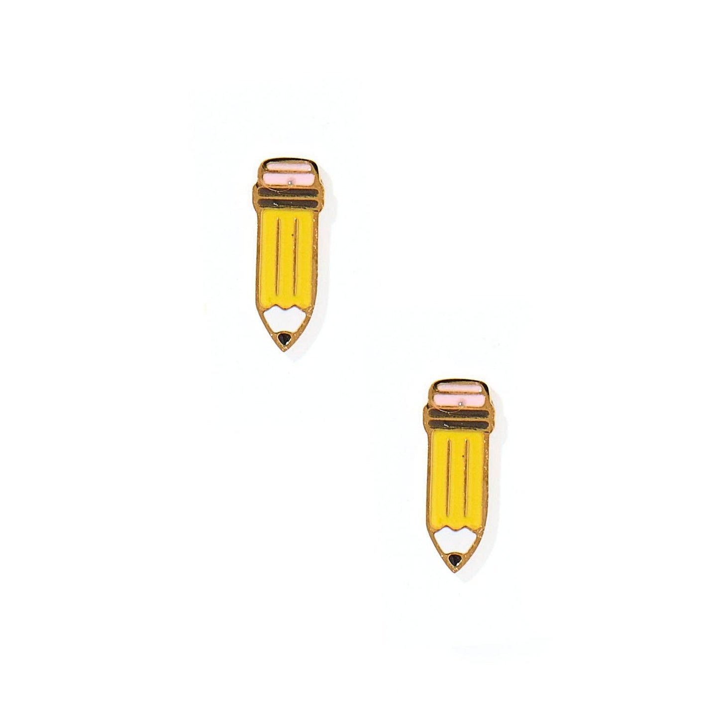 Screwback Stud Earrings - Pencil