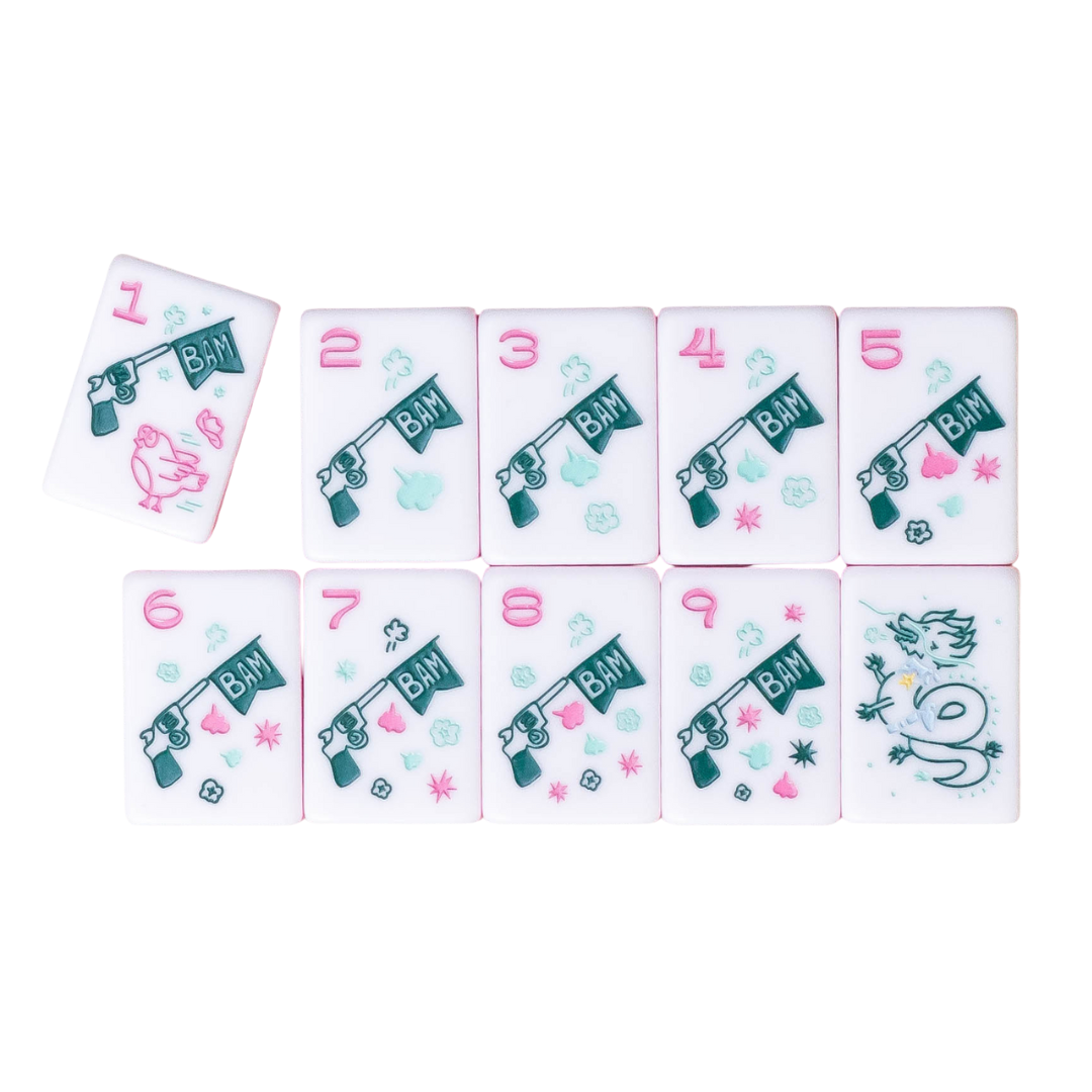 Miss Cowgirl: Mahjong Tile Set