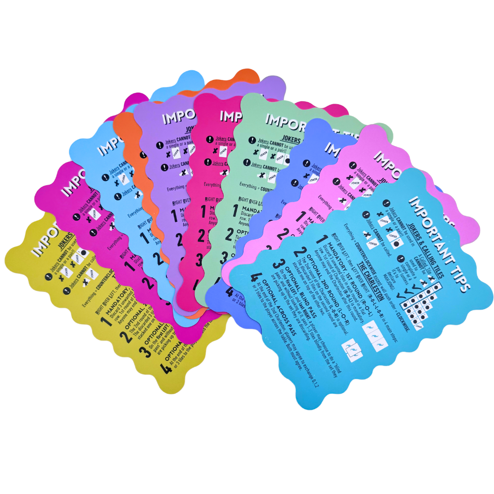 Mahjong Shuffle Card | Available in Multiple Colors