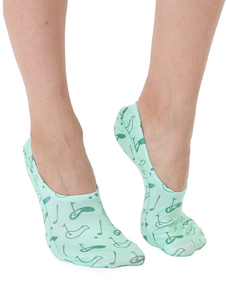 Golf Course Holes No-Show Liner Socks