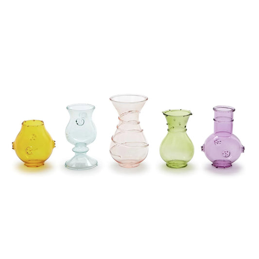 Hand-Blown Bud Vases