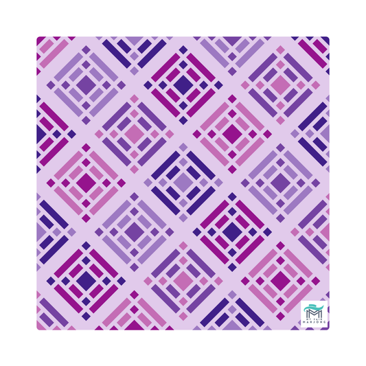 MAHJONG MAT  |  Brightside Purple  |  33" x 33"