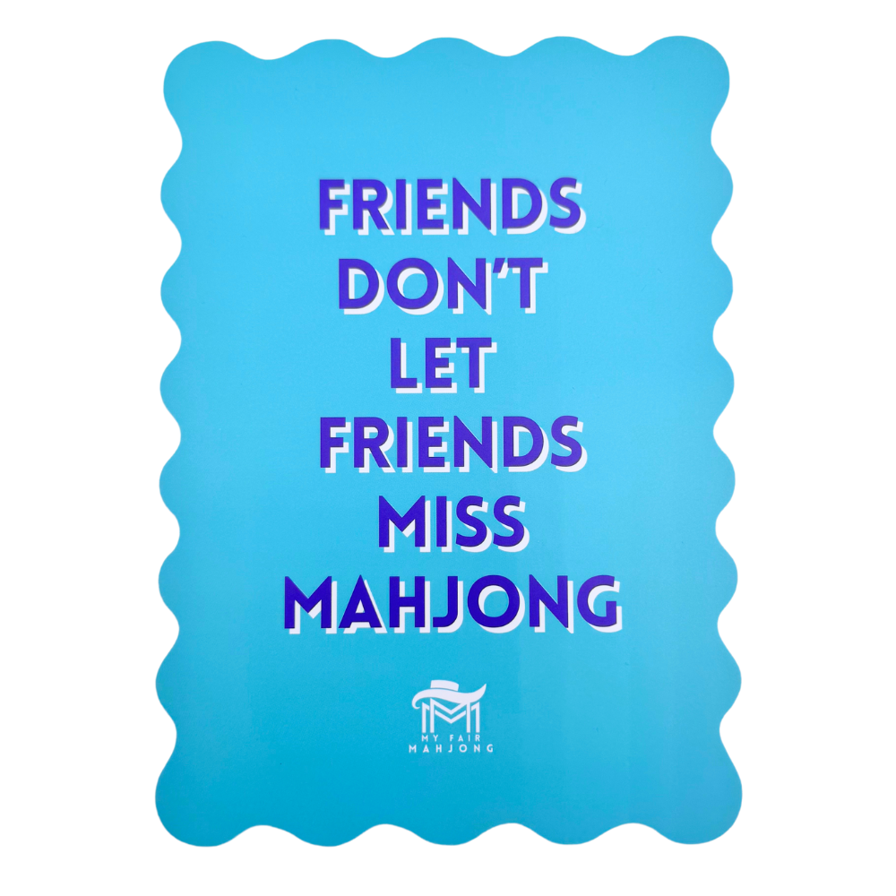 Mahjong Shuffle Card | Available in Multiple Colors