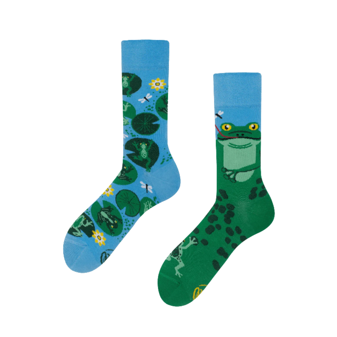 Graphic Mismatch Socks