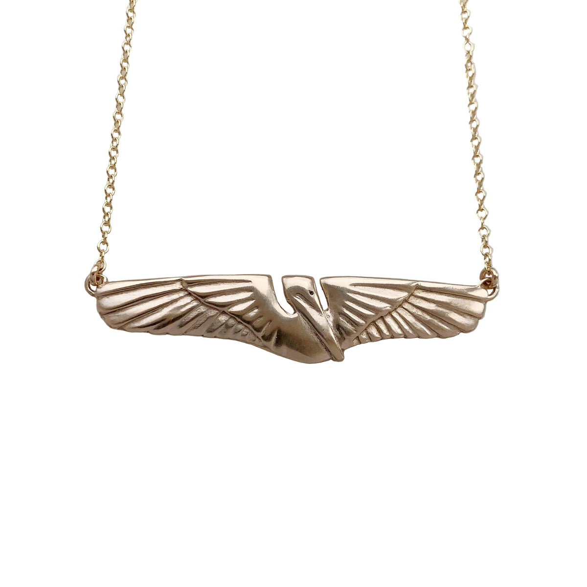 PELICAN BAR NECKLACE — LARGE