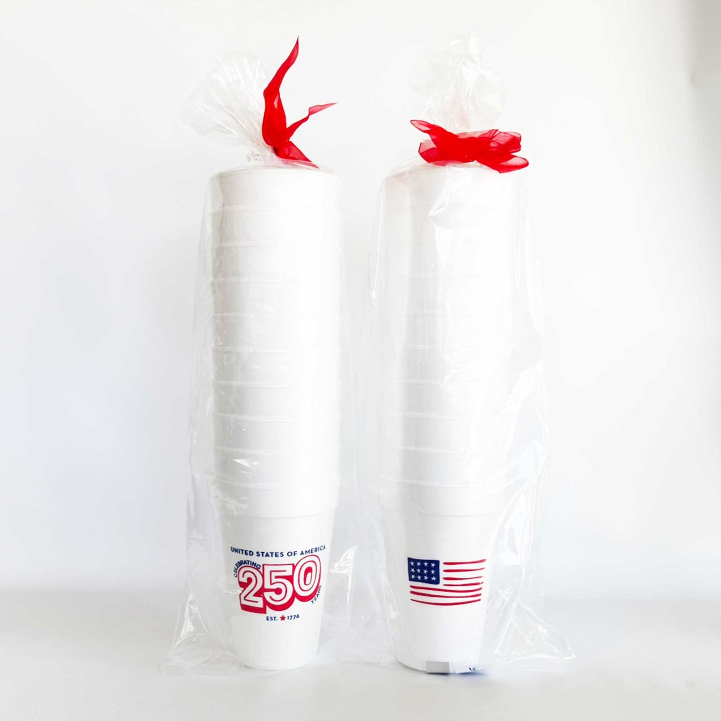 America USA 250th Foam Cup - 10 Pack