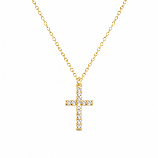 Crystal Cross Necklace