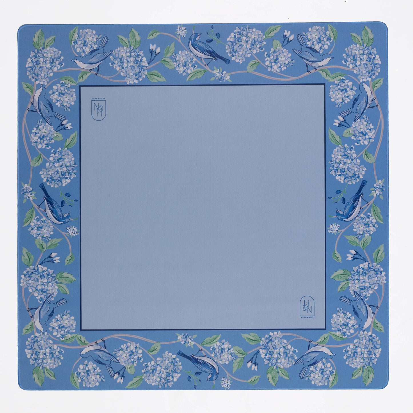Blue Hydrangea Bird Mat