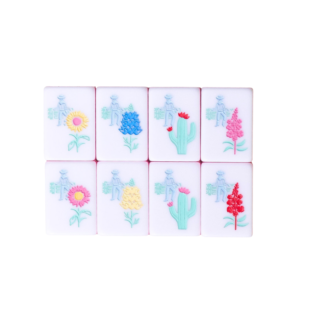 Miss Cowgirl: Mahjong Tile Set
