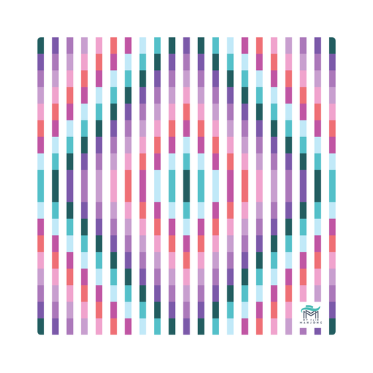 MAHJONG MAT  |  Laugh Lines  |  33" x 33"