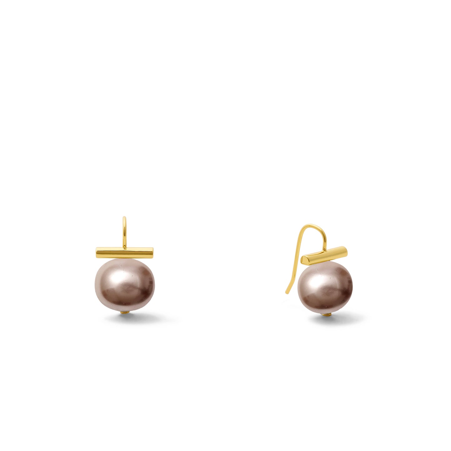 Baby Pebble Pearl Earring