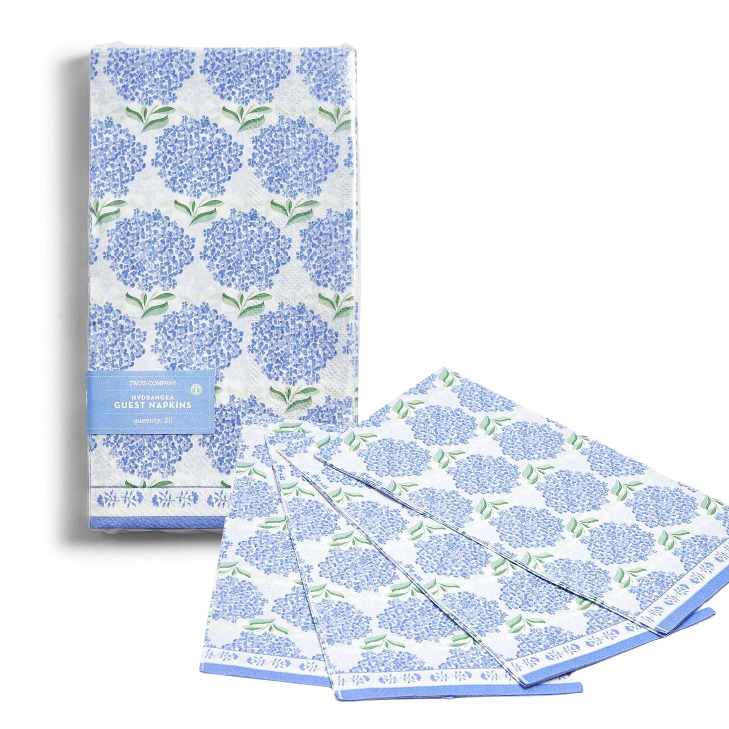 Hydrangea 3-Ply Paper Dinner Napkin / Guest Towel