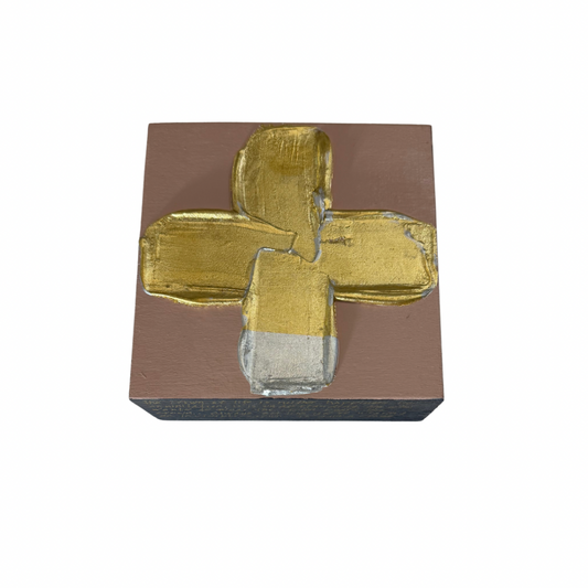 HB 6"x6" Wood Canvas Cross