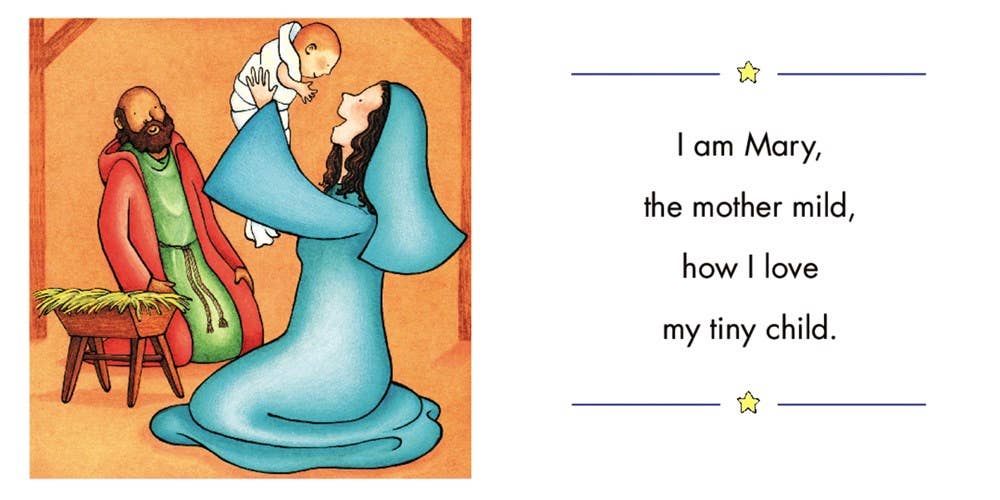 Christmas in the Manger Padded Board Book