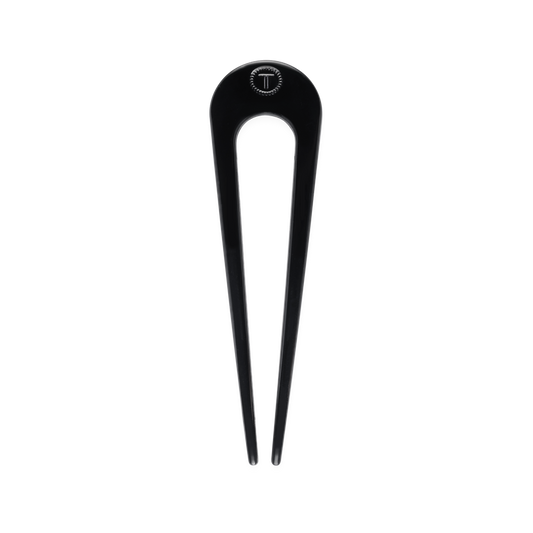French Hair Pin Jet Black