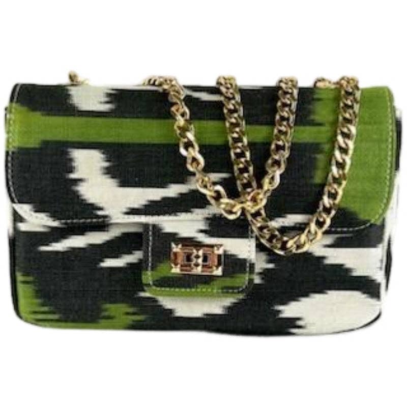 Brooke Bag - Green & Black