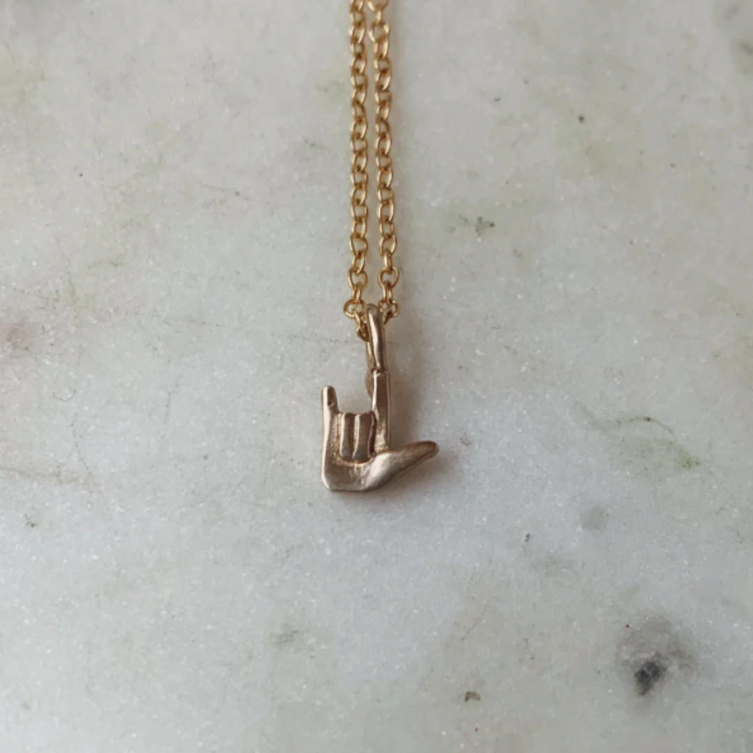 ASL I Love You Pendant