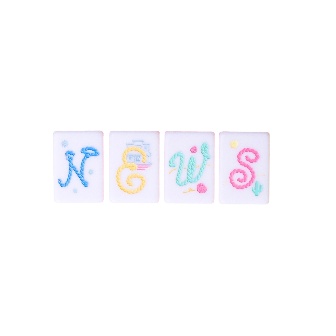 Miss Cowgirl: Mahjong Tile Set