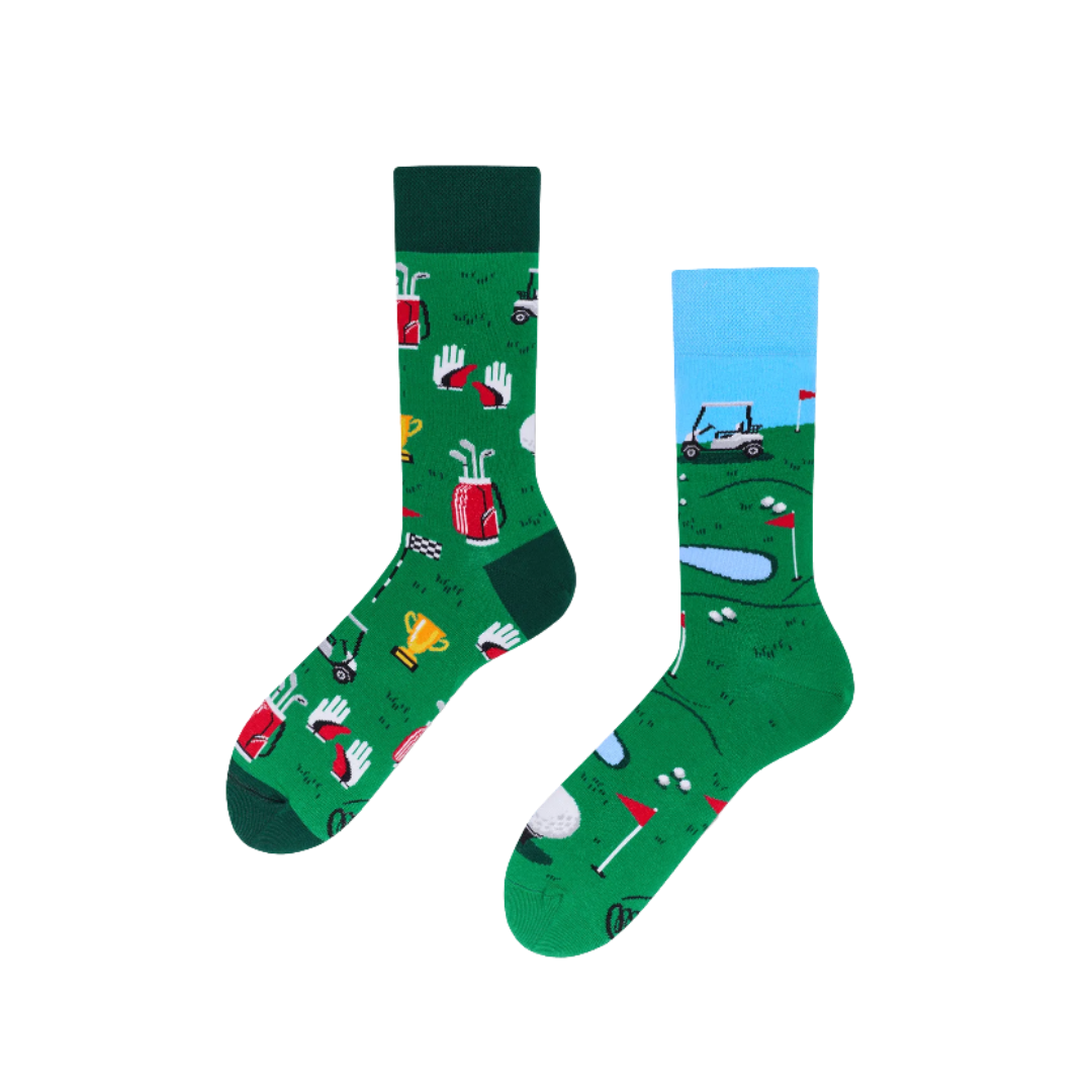 Graphic Mismatch Socks