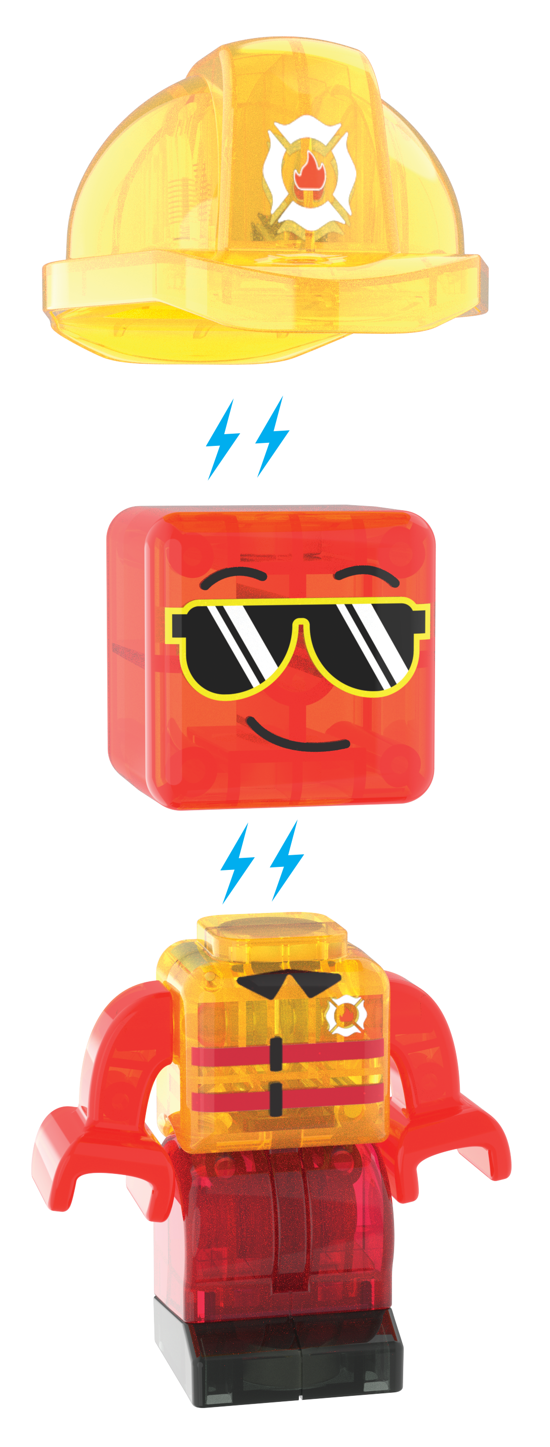 Magnetic Tiles Fire Rescue 27-Piece Set