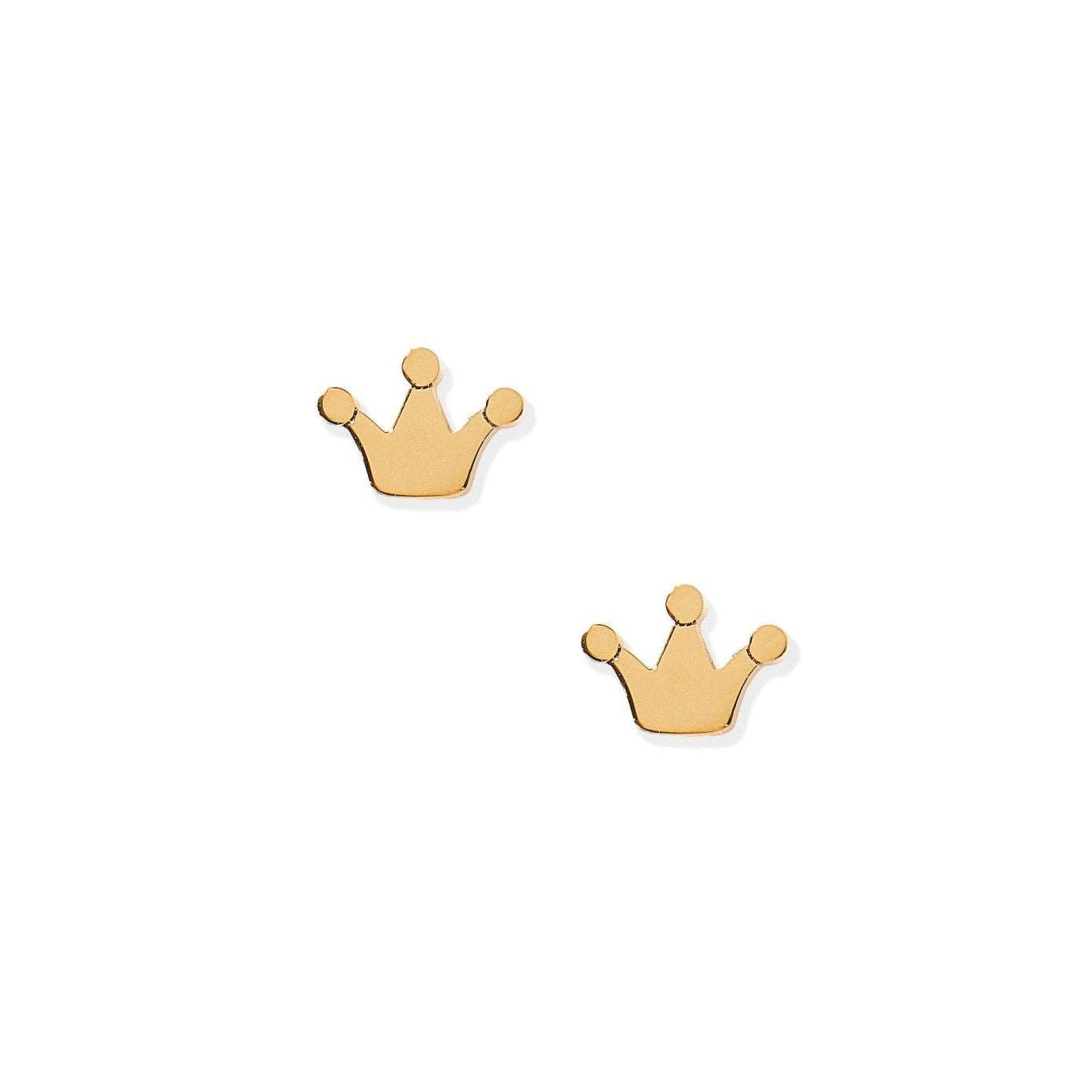 Screwback Stud Earrings - Princess Gold