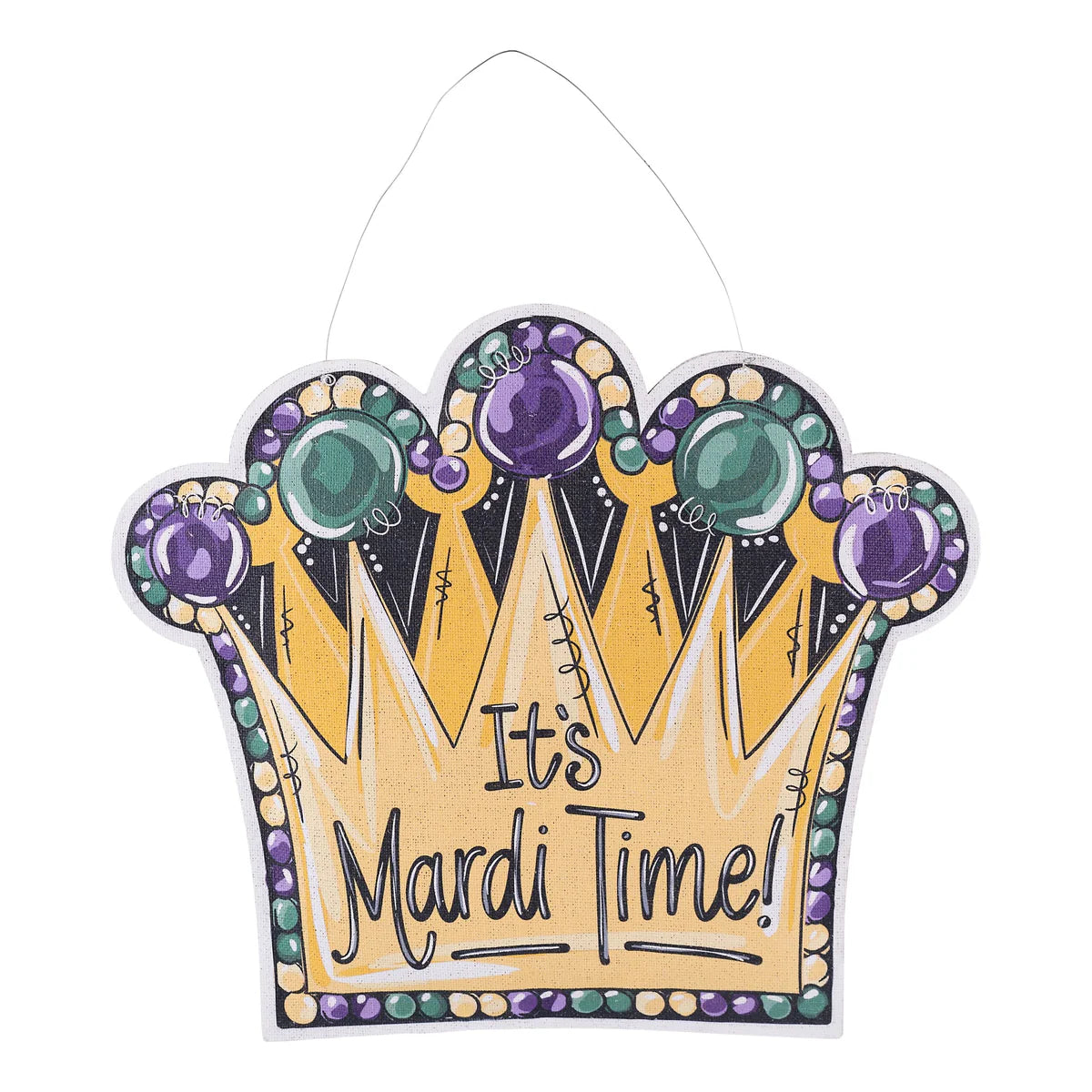 Mardi Gras Crown/ Crawfish Bucket Burlee