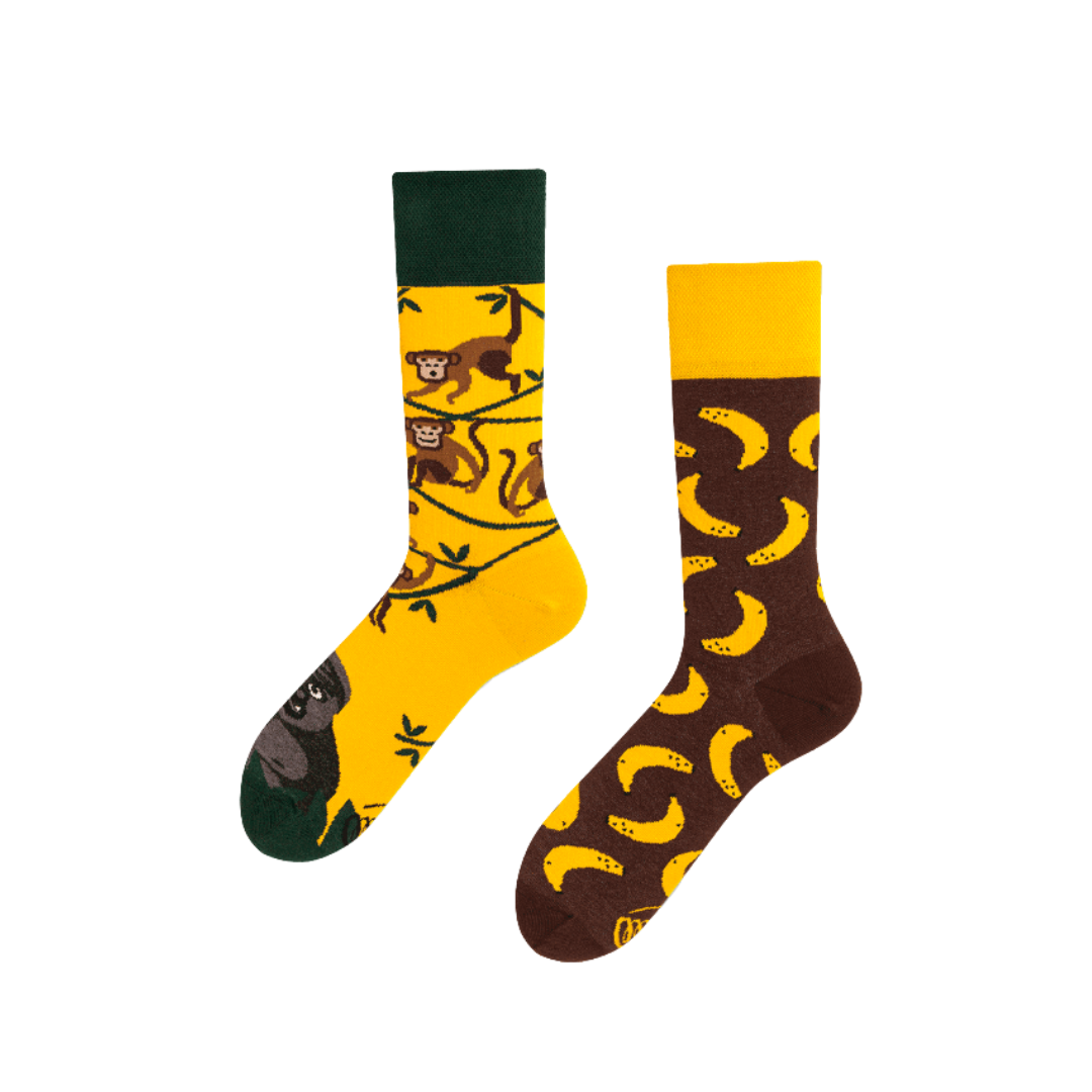 Graphic Mismatch Socks